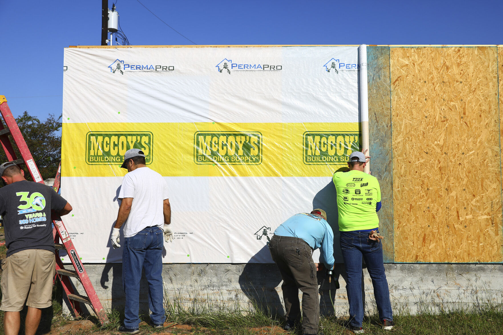 Habitat for Humanity candidate build